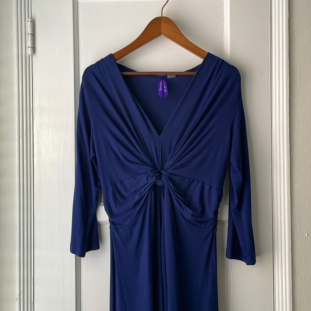 Seraphine Maternity Dress, navy